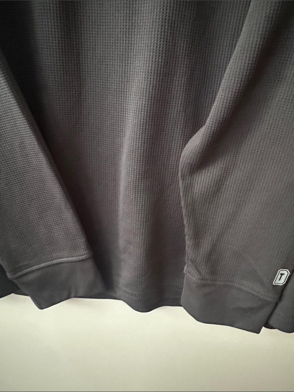 John Deere Men’s Black Long-Sleeve Henley Pocket Shirt - Picture 9 of 11